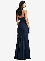 Rear View Thumbnail - Midnight Navy Bella Bridesmaids Dress BB134