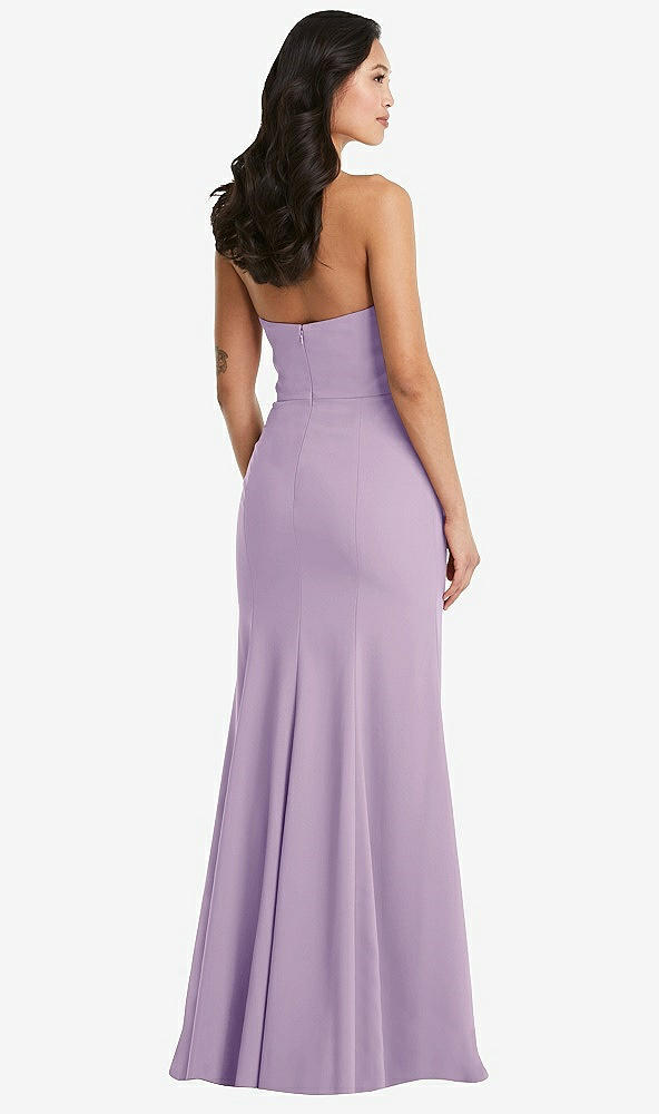 Back View - Pale Purple Bella Bridesmaids Dress BB134