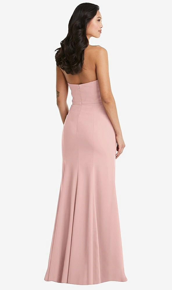 Back View - Rose - PANTONE Rose Quartz Bella Bridesmaids Dress BB134