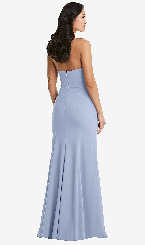 Back View - Sky Blue Bella Bridesmaids Dress BB134