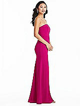 Side View Thumbnail - Think Pink Bella Bridesmaids Dress BB134