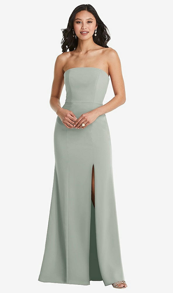 Front View - Willow Green Bella Bridesmaids Dress BB134