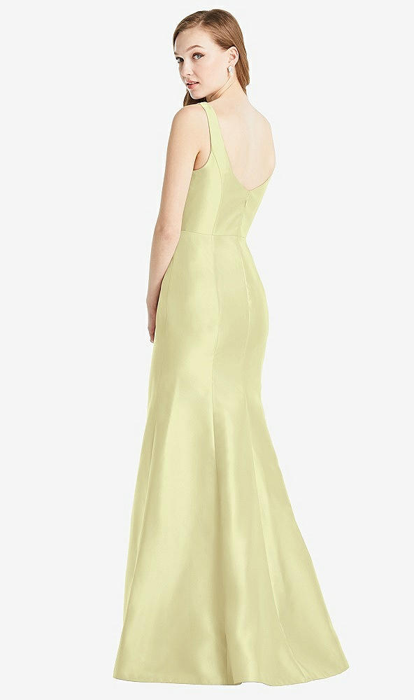 Back View - Butter Yellow Bella Bridesmaids Dress BB135