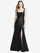 Front View Thumbnail - Black Bella Bridesmaids Dress BB135