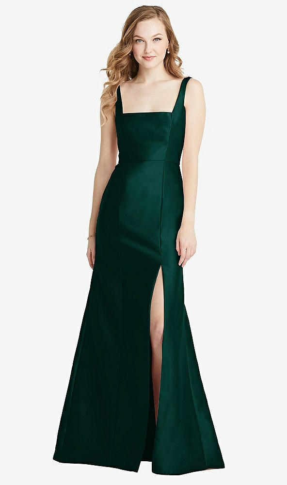 Front View - Evergreen Bella Bridesmaids Dress BB135