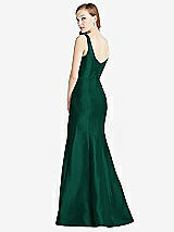 Rear View Thumbnail - Hunter Green Bella Bridesmaids Dress BB135