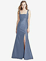 Front View Thumbnail - Larkspur Blue Bella Bridesmaids Dress BB135