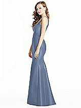 Side View Thumbnail - Larkspur Blue Bella Bridesmaids Dress BB135