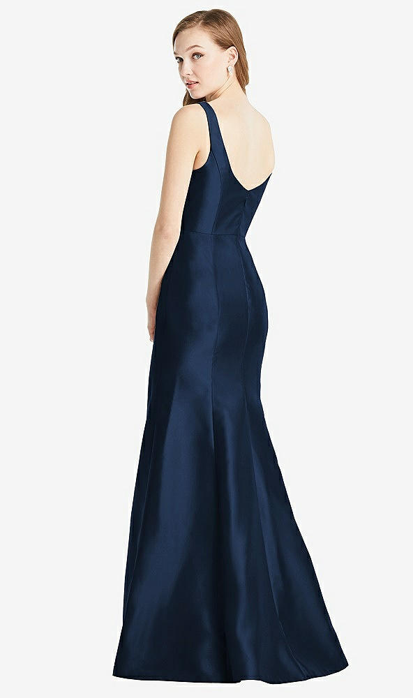 Back View - Midnight Navy Bella Bridesmaids Dress BB135