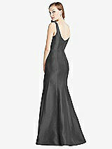 Rear View Thumbnail - Pewter Bella Bridesmaids Dress BB135