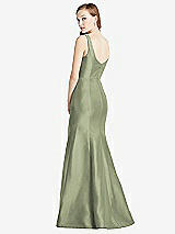 Rear View Thumbnail - Sage Bella Bridesmaids Dress BB135