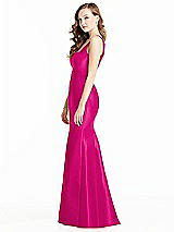 Side View Thumbnail - Think Pink Bella Bridesmaids Dress BB135