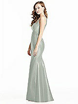 Side View Thumbnail - Willow Green Bella Bridesmaids Dress BB135