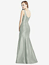 Rear View Thumbnail - Willow Green Bella Bridesmaids Dress BB135