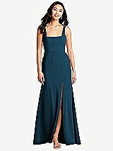 Front View Thumbnail - Atlantic Blue Bella Bridesmaids Dress BB136