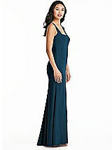 Side View Thumbnail - Atlantic Blue Bella Bridesmaids Dress BB136