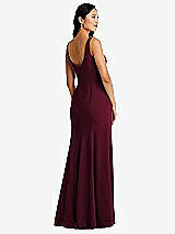 Rear View Thumbnail - Cabernet Bella Bridesmaids Dress BB136