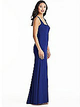 Side View Thumbnail - Cobalt Blue Bella Bridesmaids Dress BB136