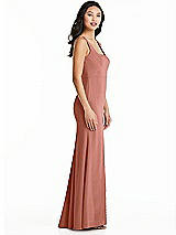 Side View Thumbnail - Desert Rose Bella Bridesmaids Dress BB136