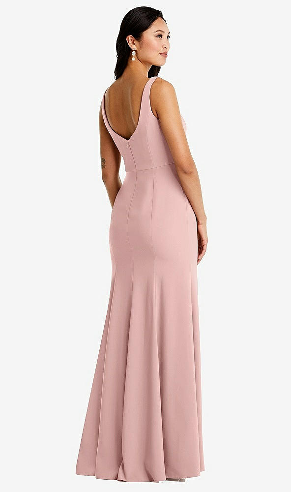 Back View - Rose - PANTONE Rose Quartz Bella Bridesmaids Dress BB136