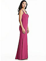 Side View Thumbnail - Tea Rose Bella Bridesmaids Dress BB136