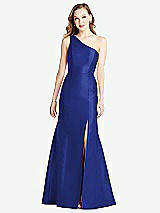 Front View Thumbnail - Cobalt Blue Bella Bridesmaids Dress BB137