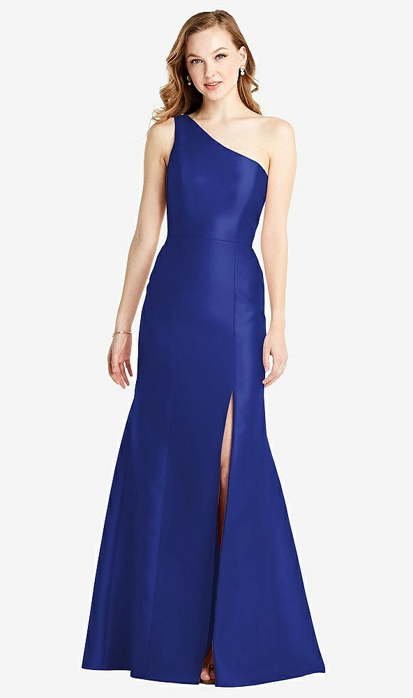 Front View - Cobalt Blue Bella Bridesmaids Dress BB137