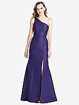 Front View Thumbnail - Grape Bella Bridesmaids Dress BB137