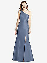 Front View Thumbnail - Larkspur Blue Bella Bridesmaids Dress BB137