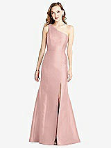 Front View Thumbnail - Rose - PANTONE Rose Quartz Bella Bridesmaids Dress BB137