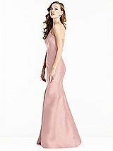 Side View Thumbnail - Rose - PANTONE Rose Quartz Bella Bridesmaids Dress BB137