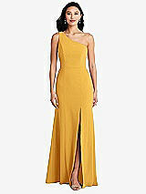 Front View Thumbnail - NYC Yellow Bella Bridesmaids Dress BB138