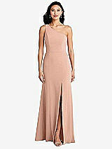 Front View Thumbnail - Pale Peach Bella Bridesmaids Dress BB138