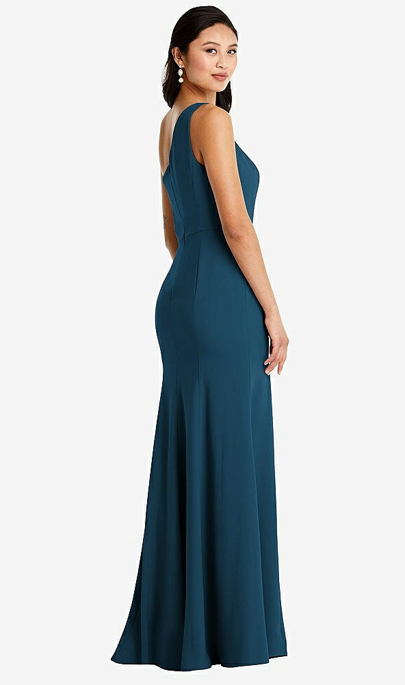 Back View - Atlantic Blue Bella Bridesmaids Dress BB138