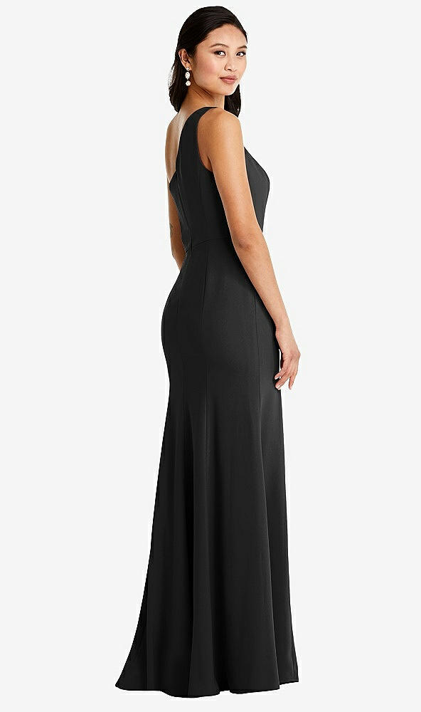 Back View - Black Bella Bridesmaids Dress BB138