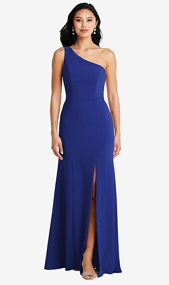 Front View - Cobalt Blue Bella Bridesmaids Dress BB138