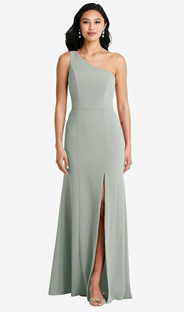 Front View - Willow Green Bella Bridesmaids Dress BB138