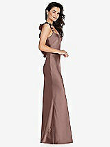 Side View Thumbnail - Sienna Ruffle Trimmed Open-Back Maxi Slip Dress