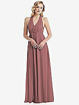 Alt View 5 Thumbnail - Rosewood Empire Waist Shirred Skirt Convertible Sash Tie Maxi Dress