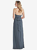 Alt View 7 Thumbnail - Silverstone Empire Waist Shirred Skirt Convertible Sash Tie Maxi Dress