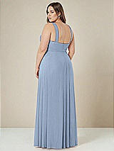 Alt View 2 Thumbnail - Cloudy Contoured Wide Strap Sweetheart Maxi Dress