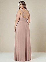 Alt View 2 Thumbnail - Neu Nude Contoured Wide Strap Sweetheart Maxi Dress