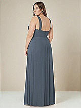 Alt View 2 Thumbnail - Silverstone Contoured Wide Strap Sweetheart Maxi Dress