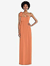 Alt View 2 Thumbnail - Sweet Melon Convertible Tie-Shoulder Empire Waist Maxi Dress