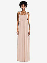 Alt View 4 Thumbnail - Cameo Convertible Tie-Shoulder Empire Waist Maxi Dress