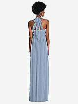 Alt View 5 Thumbnail - Cloudy Convertible Tie-Shoulder Empire Waist Maxi Dress