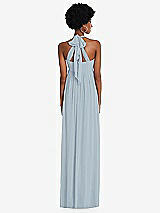 Alt View 5 Thumbnail - Mist Convertible Tie-Shoulder Empire Waist Maxi Dress