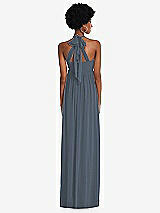 Alt View 5 Thumbnail - Silverstone Convertible Tie-Shoulder Empire Waist Maxi Dress