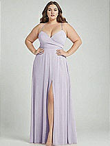 Alt View 1 Thumbnail - Moondance Adjustable Strap Wrap Bodice Maxi Dress with Front Slit 