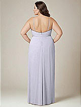 Alt View 3 Thumbnail - Silver Dove Adjustable Strap Wrap Bodice Maxi Dress with Front Slit 